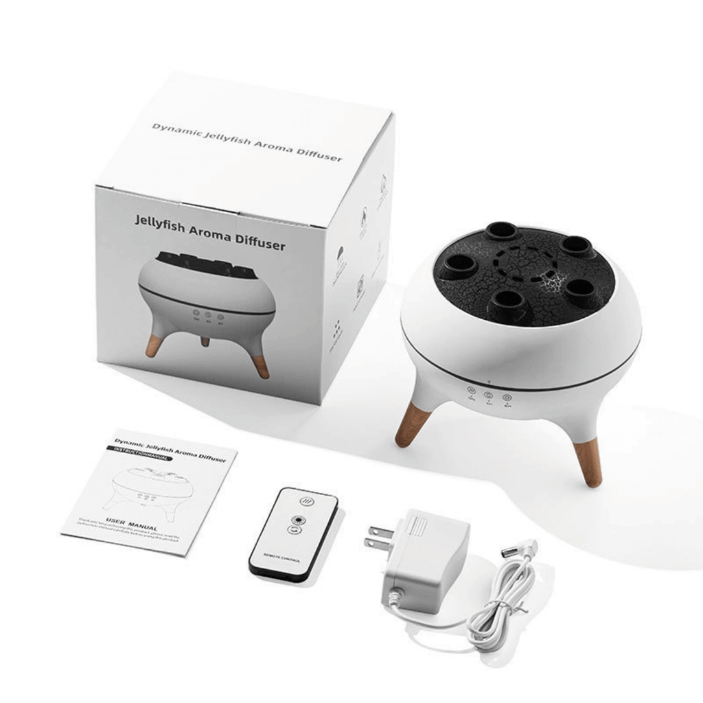 Diffuseur d’huiles essentielles Jellyfish Airlis™ – Brume hypnotique & lumière apaisante