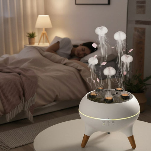 Diffuseur d’huiles essentielles Jellyfish Airlis™ – Brume hypnotique & lumière apaisante